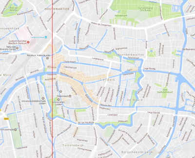 Map of the meridian