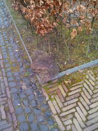 Remains of the old defensive wall around Leiden.