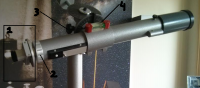 Operating the telescope.